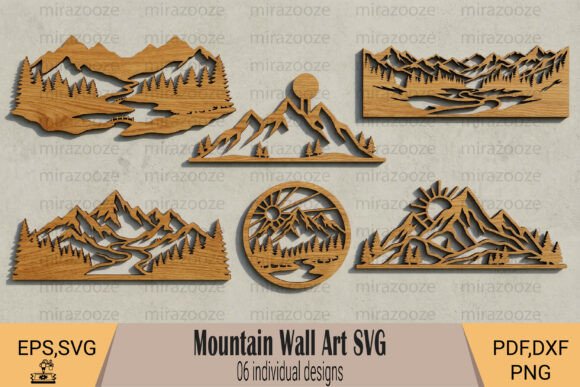 Create Stunning Mountain Wall Art SVG for Your Space