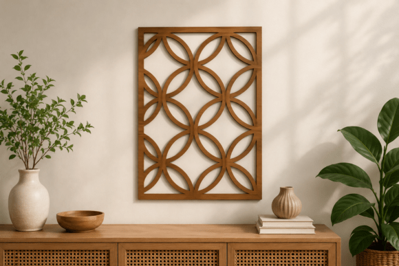 Geometric Wall Panel SVG: Elevate Your Space with Modern Design